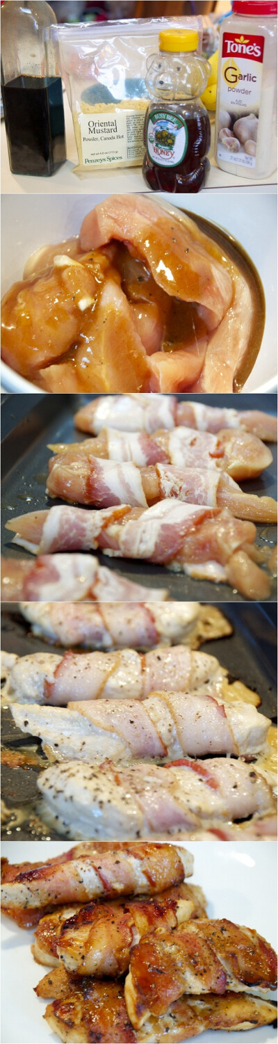 Honey Mustard Bacon Chicken Tenders