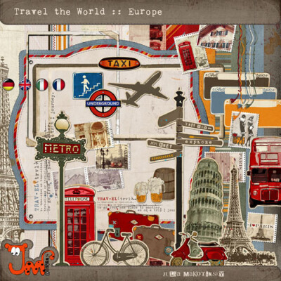 Travel The World Europe PNG and JPG