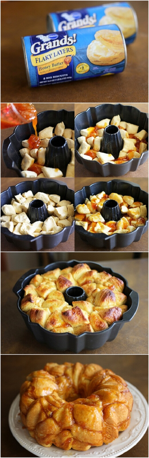 Honey-Apricot Monkey Bread