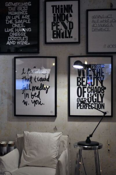 love the quote wall
