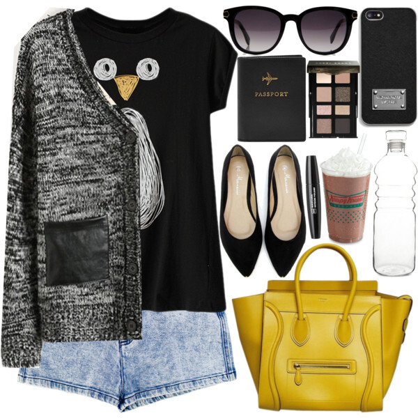 A fashion look from September 2014 featuring Chicnova Fashion cardigans, Afends shorts and MICHAEL Michael Kors tech accessories. Browse and shop related looks.