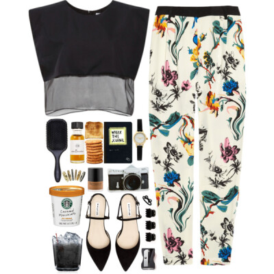 A fashion look from July 2014 featuring Karla Špetic tops, TIBI pants and Accessorize rings. Browse and shop related looks.