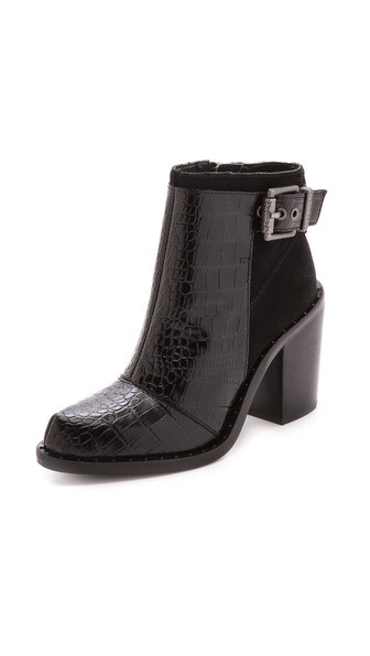 Luxury Rebel Shoes Maggie Croco Bootie