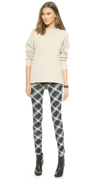 Plush Plaid Legging