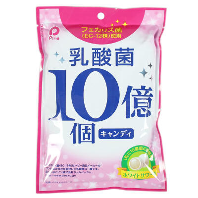 日本进口零食 pine 10亿个乳酸菌糖营养糖70g促消化益肠道