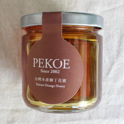 一山半海PEKOE精选 台湾本产柳丁橙蜜250g 天然进口花蜜 润燥