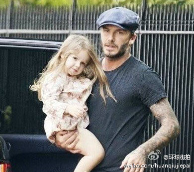 Harper Seven Beckham 留长发的小七美美哒！（转）