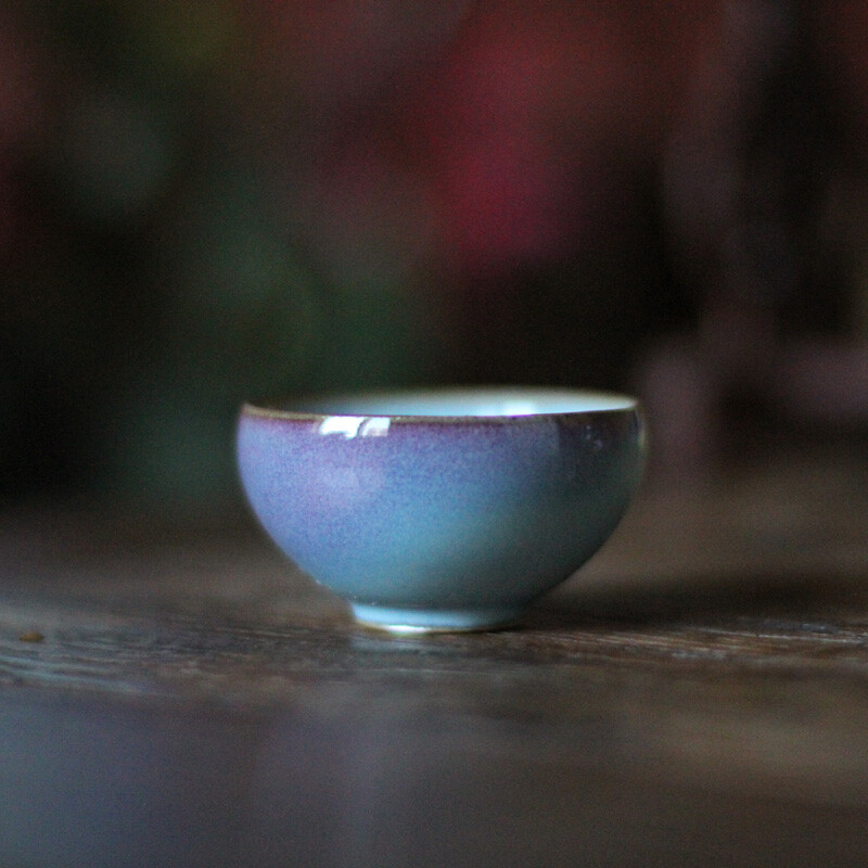 【器世界】钧瓷茶具#孔相卿钧瓷茶杯#孔家钧窑 品杯（高2.8cm 器身直径6.2cm等级 ：孤品 重量：66.8g容量：59.4ml ) 淘宝金牌卖家 钧瓷淘宝第一店 孔相卿钧瓷作品八五折，国庆期间折后满1000减100，满3000减500，满5000减800