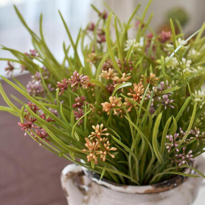 出口欧式田园乡村仿真花稻香花 家居客厅装饰花 假花 插花