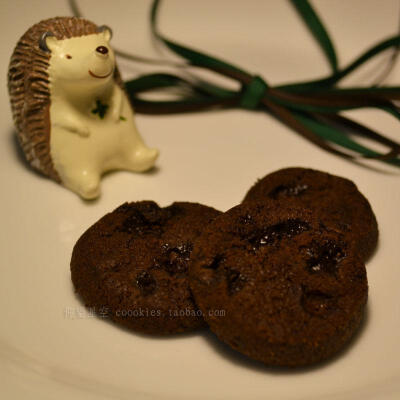 手工曲奇『盐之花巧克力酥饼』法国进口巧克力饼干零食