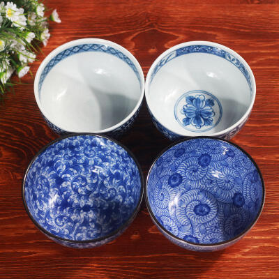 韩国日本进口韩式日式陶瓷器创意和风喇叭美浓烧炸酱面拉面碗