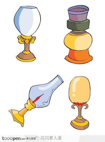 中国风古代生活用品-灯