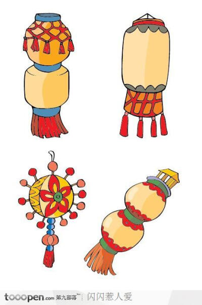 中国风古代生活用品-挂饰