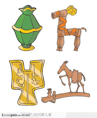 中国风古代生活用品-摆设