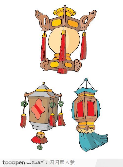 中国风古代生活用品-花灯