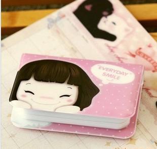日韩可爱卡通女孩卡包 妞子系列12卡位卡包卡夹