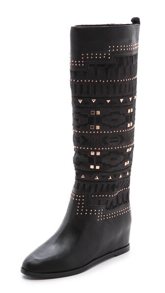 Ivy Kirzhner Navajos Embroidered Tall Boot