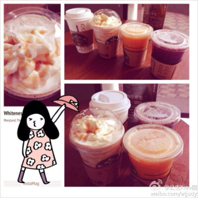  一组人晃呀么晃…吃完午餐，在STARBUCKS小坐…看来，最近是和公司食堂无缘啦…HAHA～想到十一长假，我又感觉好有“奔头”…嗯哼～再坚持一天就解放了！ |金皖路