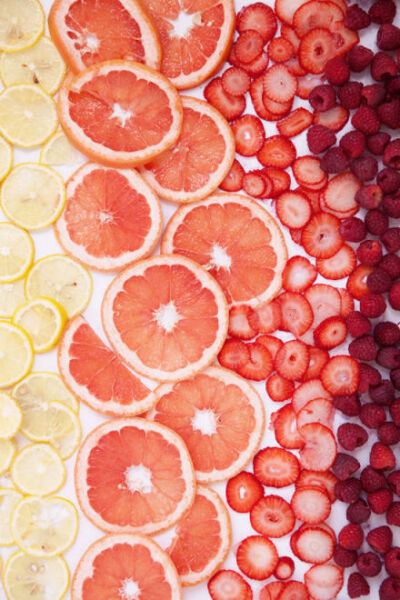 FRUIT ICE CUBES,photos by sheila gim for designlovefest.