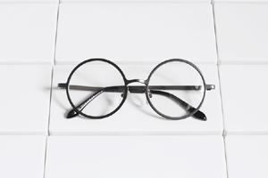 STB VINTAGE复古铝合金圆形金属平光镜可做近视眼镜
