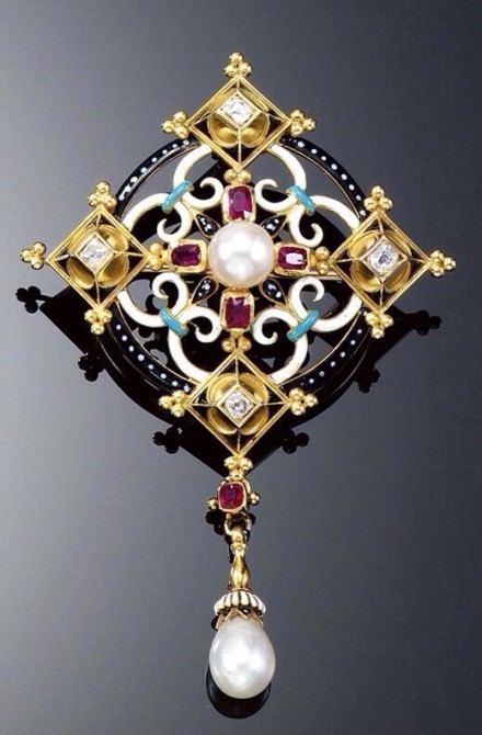 珠宝｜十字架首饰，1830～1900。