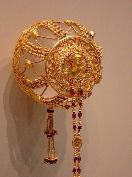 珠宝古希腊掐丝金饰公元三四世纪