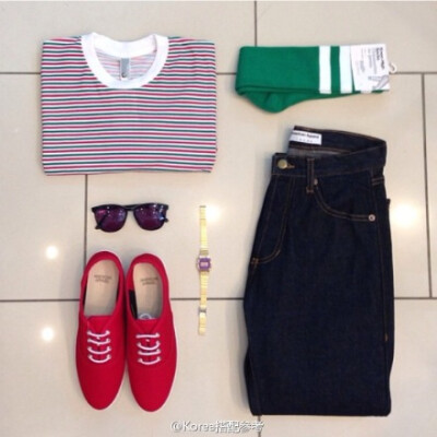 #Korea搭配参考# 看图不说话学搭配