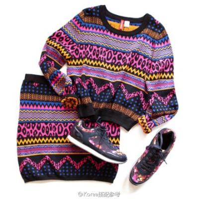 #Korea搭配参考# 波普风