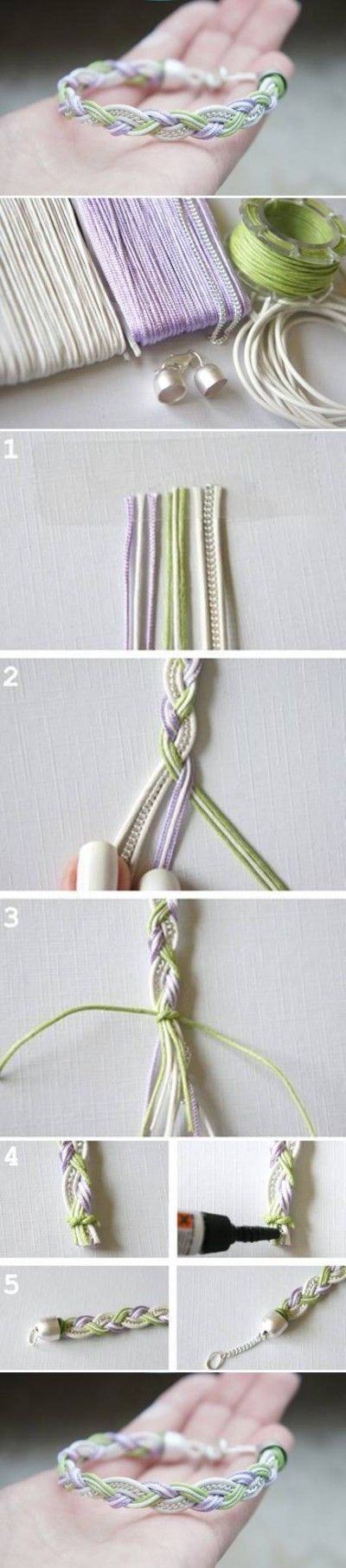 How to make Simple Beautiful Bracelet 专属的手链，丰富你的生活【阿画】