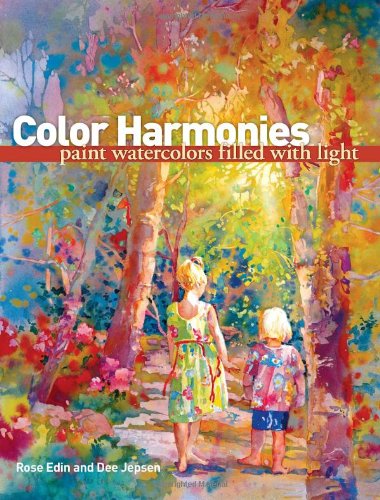 水彩作品篇 | 《Color Harmonies: Paint Watercolors Filled with Light》封面颜色就让人心动了TVT，要忍住。