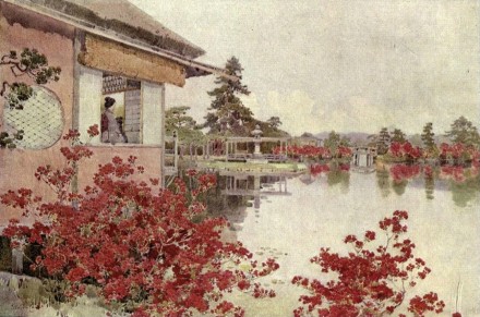 Ella Du Cane （英国，1874-1943）铅笔与水彩作品，1889年她的父亲过世后，和她身为作家的姐姐Florence 周游过中国、日本、埃及、冰岛等国。1893的她的作品展出后，维多利亚女王表示对她的作品相当感兴趣，同时收藏了她26幅作品。