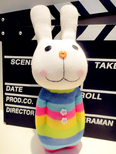 可爱的彩虹兔，制作简单