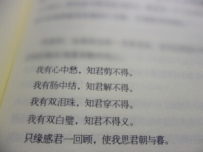 我摊开心中愁 你只见眼前秋