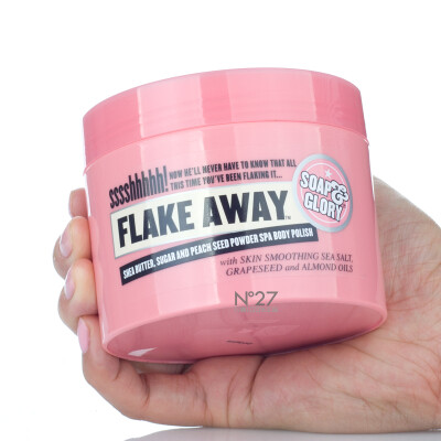 英国Soap &amp;amp; Glory Flake Away光亮蜜糖身体磨砂膏