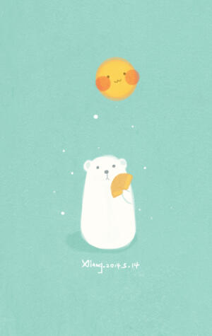 白熊GIF2-xiang.__涂鸦王国