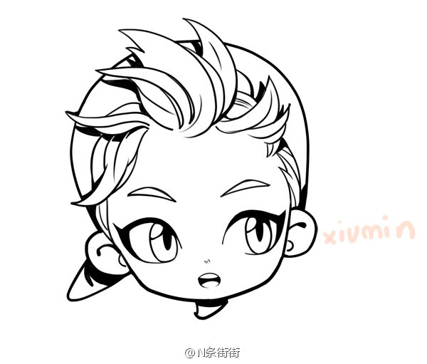 EXO XIUMIM FANARTCR.N条街街