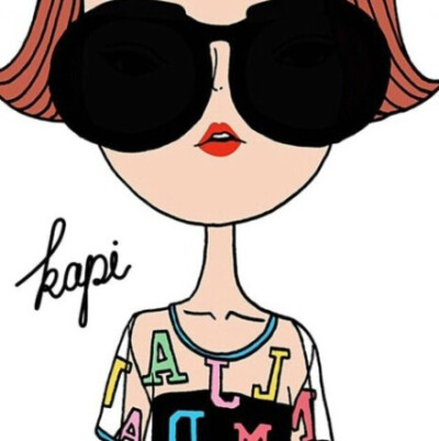 可爱又复古的卡通人物头像