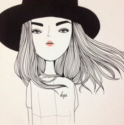 可爱又复古的卡通人物头像