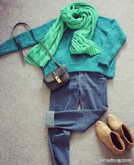 喜欢这个搭配微博，姐妹们可以收藏下@时尚男女潮流衣柜