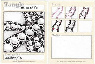 onamato -original zentangle pattern