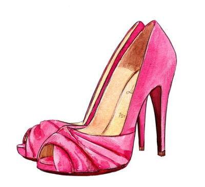 Christian Louboutin Matrinana Satin Peep di LadyGatsbyLuxePaper