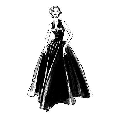 **FREE ViNTaGE DiGiTaL STaMPS**: Free Vintage Digital Stamp - Elegant 1950's Lady