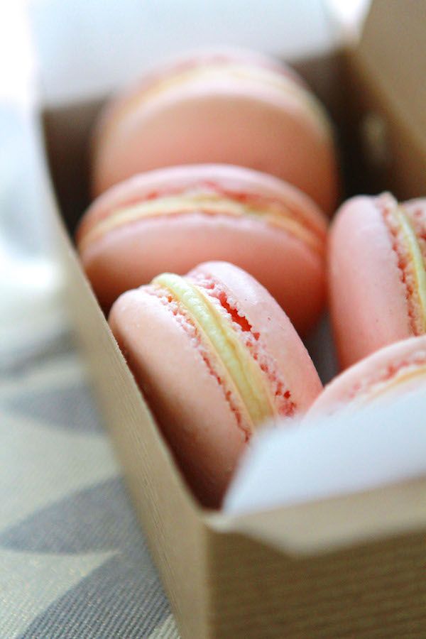 Pink Lemonade French Macarons