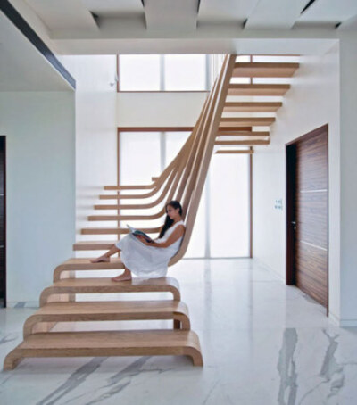 创意无限的楼梯设计。