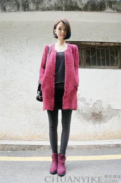 #服装搭配# 通勤,ol,职场,轻熟,轻熟上班风格,T恤,开衫搭配#铅笔裤#+短靴 @穿衣课