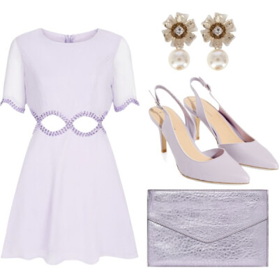 A fashion look from October 2014 featuring AX Paris dresses, French Connection clutches and Coast earrings. Browse and shop related looks.