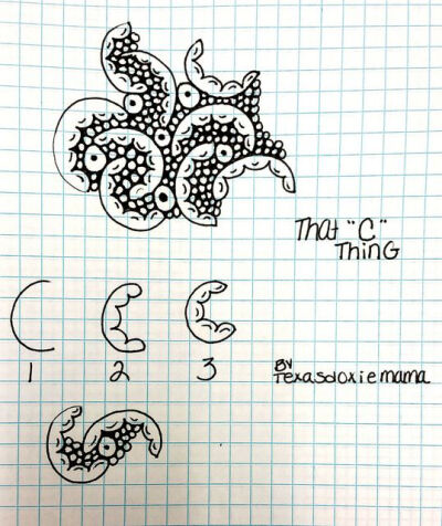 That &amp;quot;C&amp;quot; Thing~Zentangle