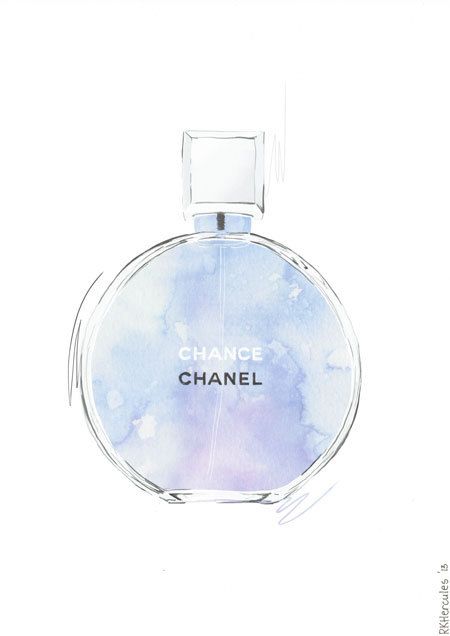 #perfume #chanel #illustration