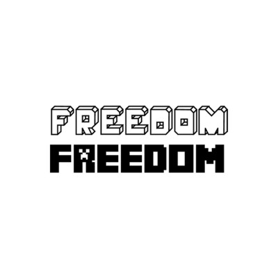 原创防水纹身贴自由 Freedom