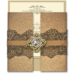 金色婚礼纸品---给奢华大气土豪金婚礼添上一笔绚丽色彩